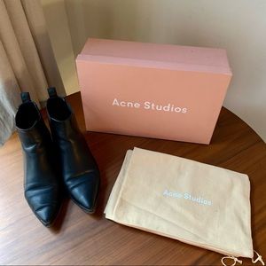 Acne Studios Black "Jensen" Ankle Booties